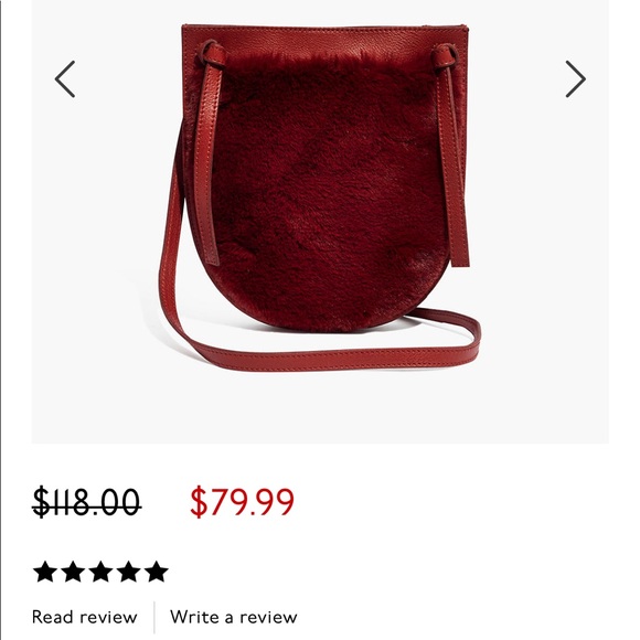 Madewell Knot Crossbody Bag in Shearling - Picture 8 of 8